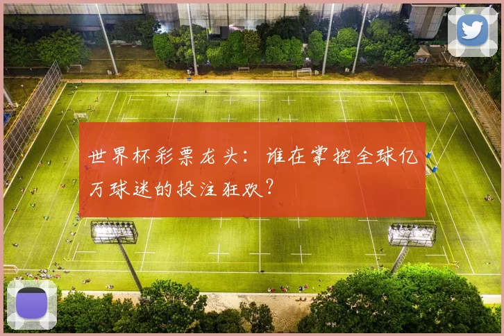 世界杯彩票龙头：谁在掌控全球亿万球迷的投注狂欢？