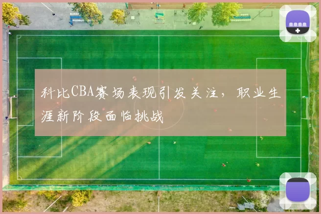 科比CBA赛场表现引发关注,职业生涯新阶段面临挑战