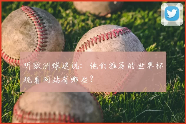 听欧洲球迷说：他们推荐的世界杯观看网站有哪些？