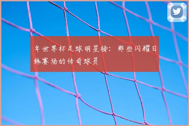 年世界杯足球明星榜:那些闪耀日韩赛场的传奇球员