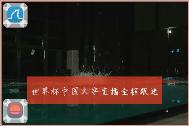 世界杯中国文字直播全程跟进